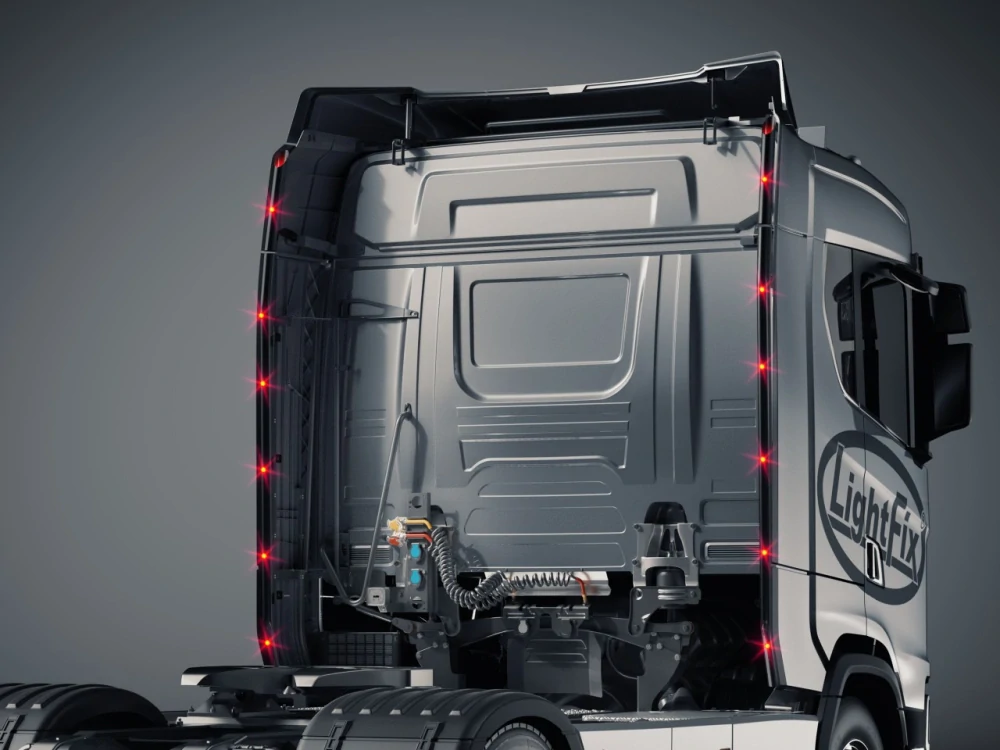 Rámy na zakabinové spoilery LightFix CAB-LINER pro SCANIA - G-Serie