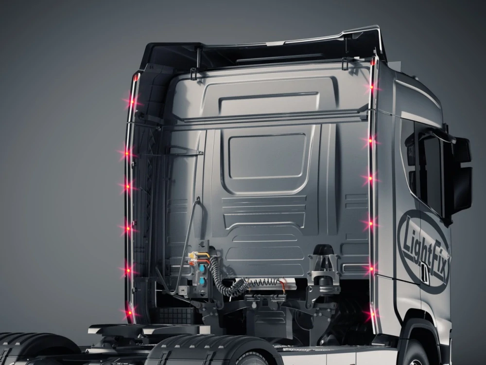 Rámy na zakabinové spoilery LightFix CAB-LINER pro SCANIA - S-Serie