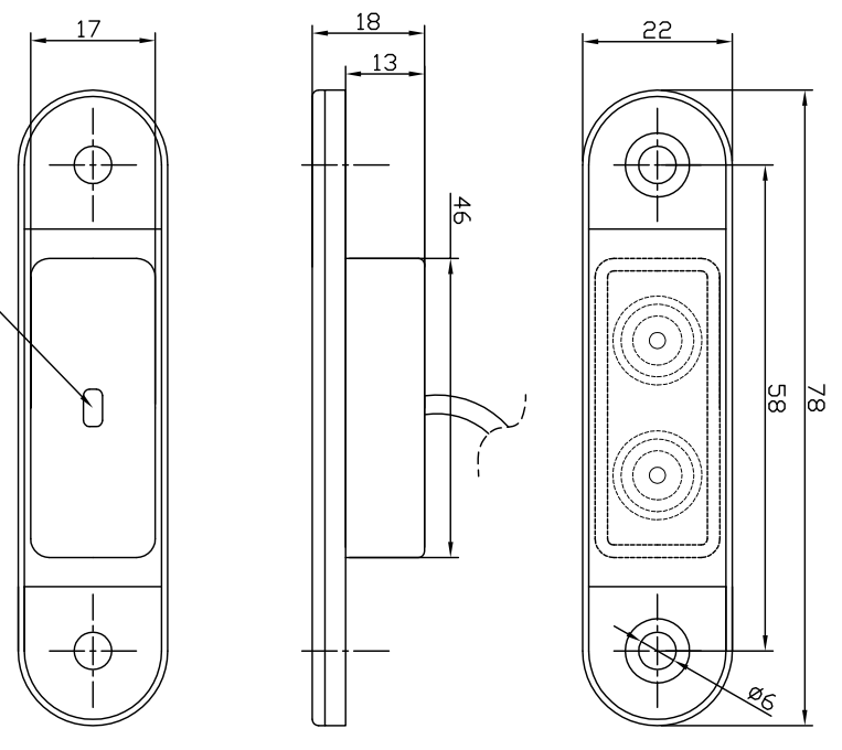 Poziční LED světlo Fristom 12-36V, 2 LED, E9 a EMC- Bílé