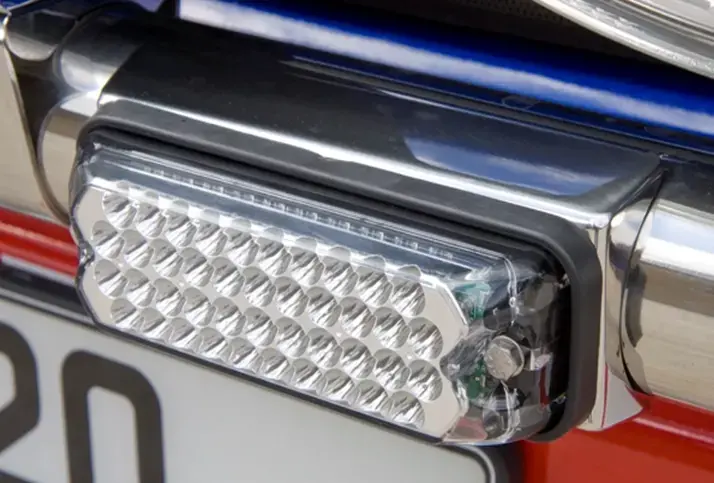 Výstražné LED světlo ECCO 3812A - oranžové s REG65