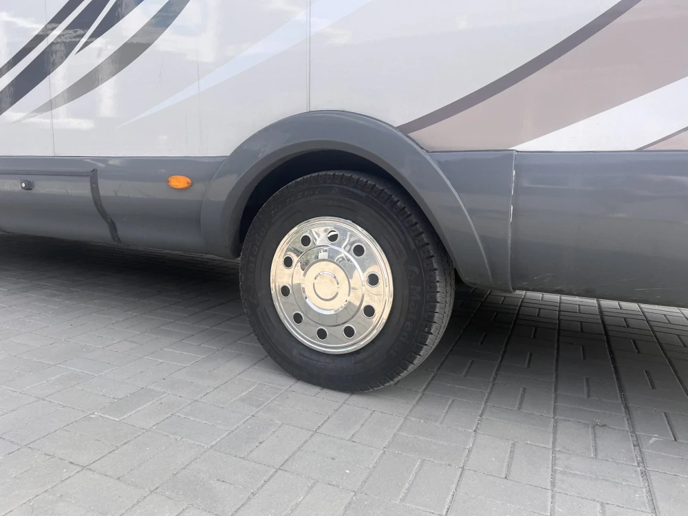 Zadní nerezová poklice pro disky 15"