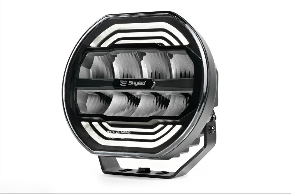 LED přídavný reflektor Skyled Galax 9x - 9" s pozičním světlem, 9-32V, 14000lm, ECE R10, R148, R149