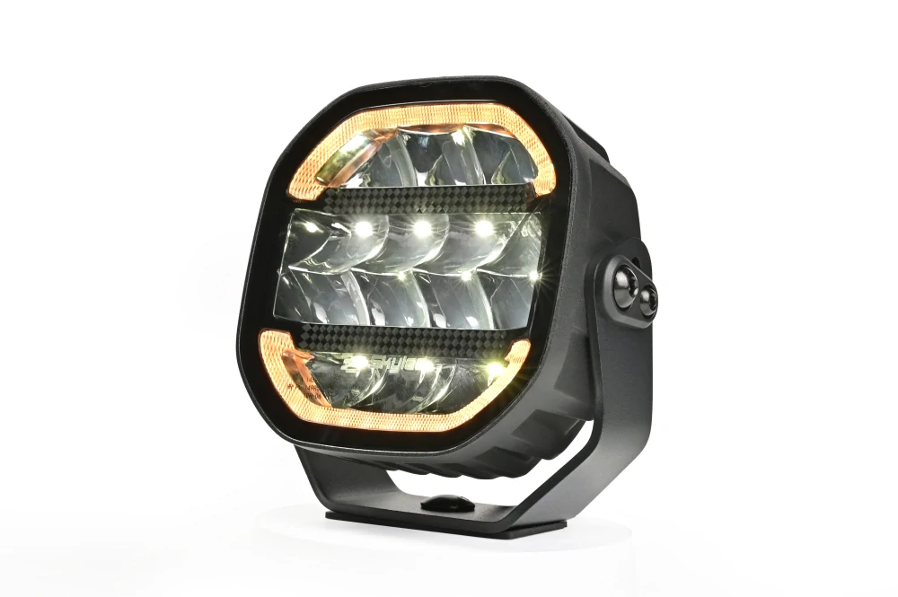 LED přídavný reflektor Skyled Scallop 5x 5", s dynamickým pozičním, 10-32V, 70W, ECE R10/R148/R149