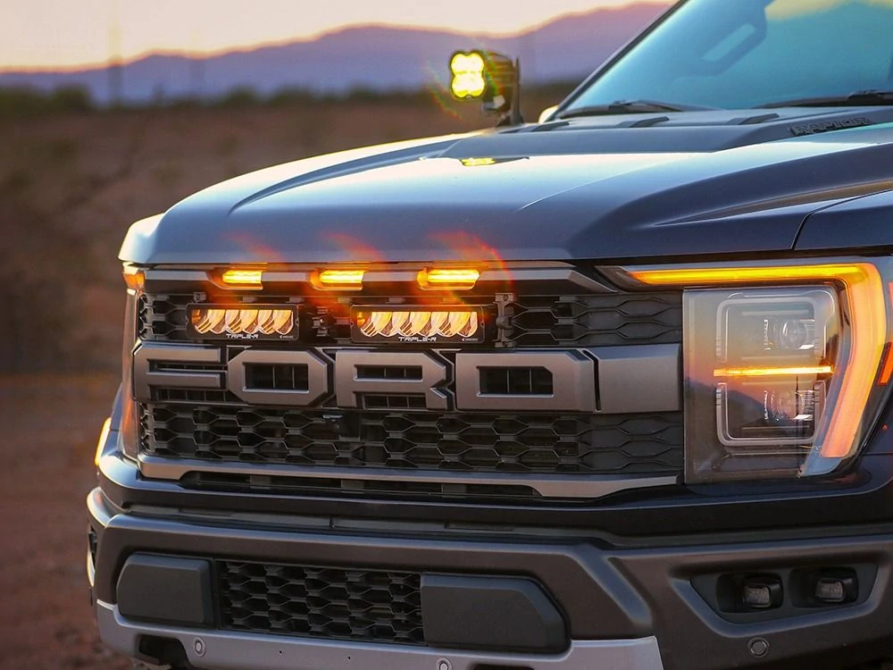 Sada světel do masky Lazer pro Ford F-150 Raptor (2021-2023), Carbon-6