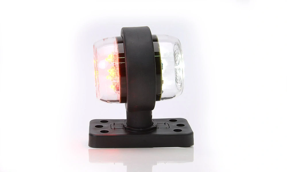 LED obrysová lampa Was, 6LED, čiré, 12/24V, "Gylle"