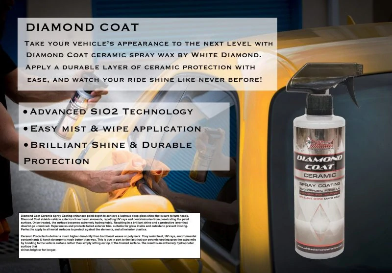 White Diamond Diamond Coat Ceramic Spray 500 ml – keramická ochrana laku s Graphene a SiO₂