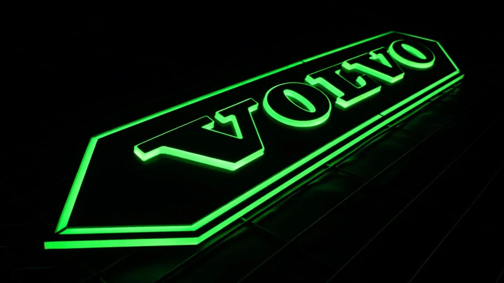 LED nápis Volvo 1000x200mm, venkovní i vnitřní, 24V