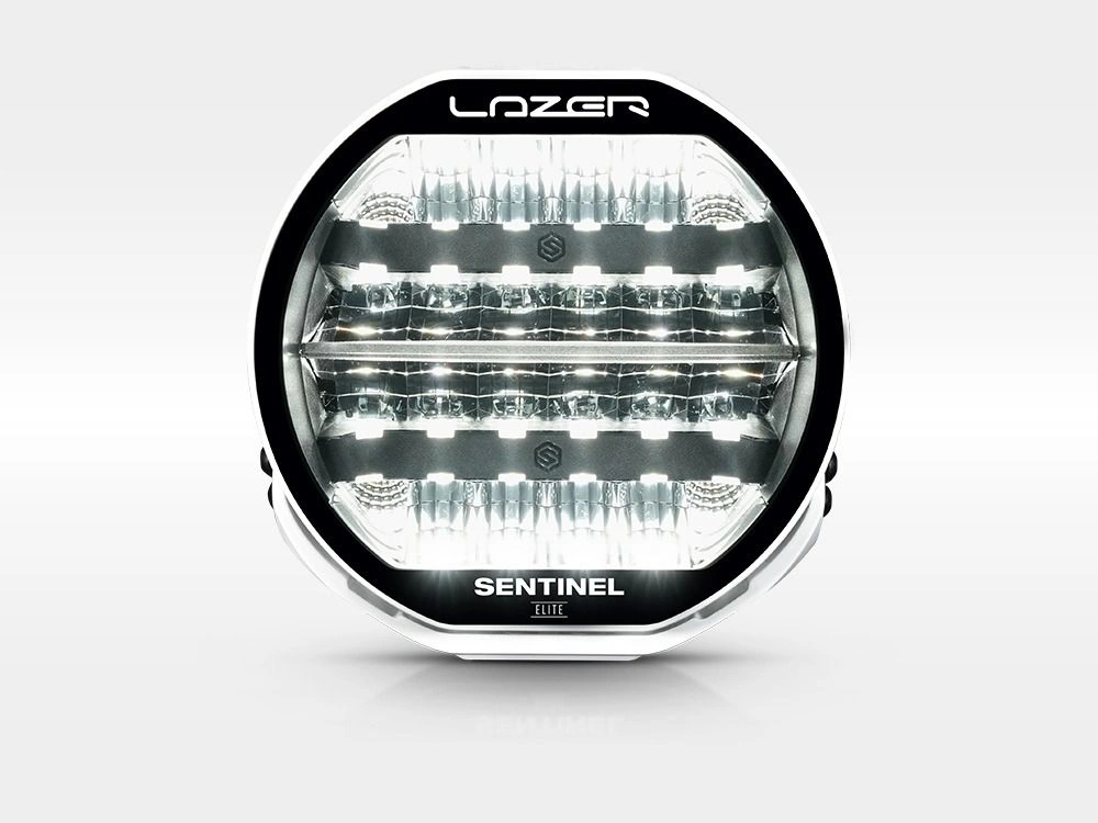 LED světlo Lazer Sentinel 9″ Elite, 15232 Lm, 145 W, dosvit 742 m, 10-32V, homologace, bílé