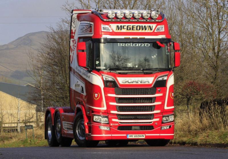 Střešní nerezový rám Kelsa HiBar Široký pro  Scania Next Generation R&S Vysoká kabina