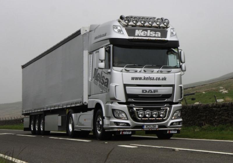 Přední nerezový rám Kelsa MultiBarXL pro DAF XF106 Facelift Superspace