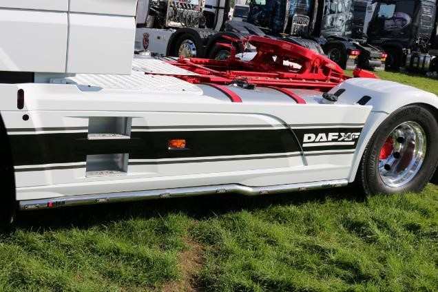 Boční nerezové rámy Kelsa SideBars pro  DAF XF106 Facelift Superspace