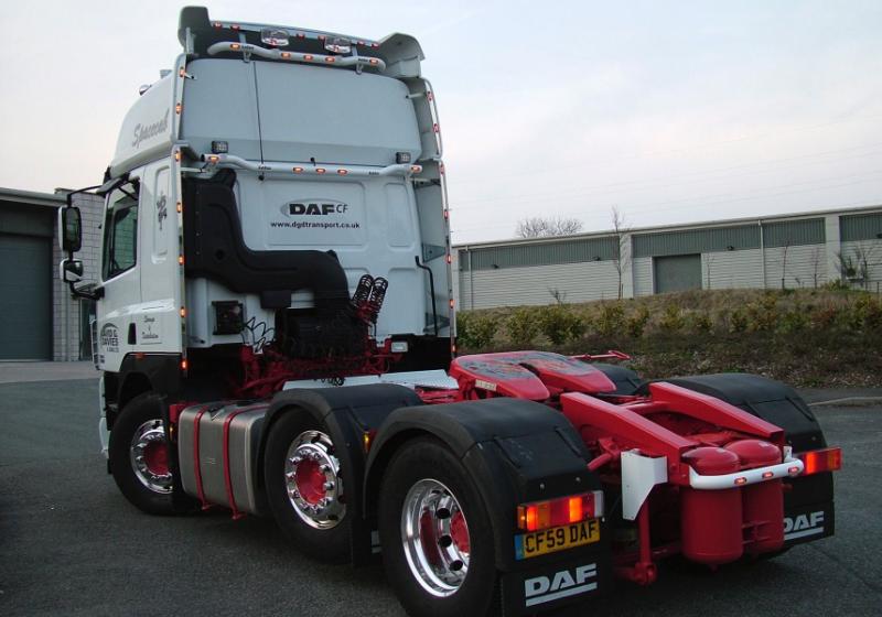 Zadní nerezový rám Kelsa BakBar - low mount pro  DAF CF Euro6 Spacecab