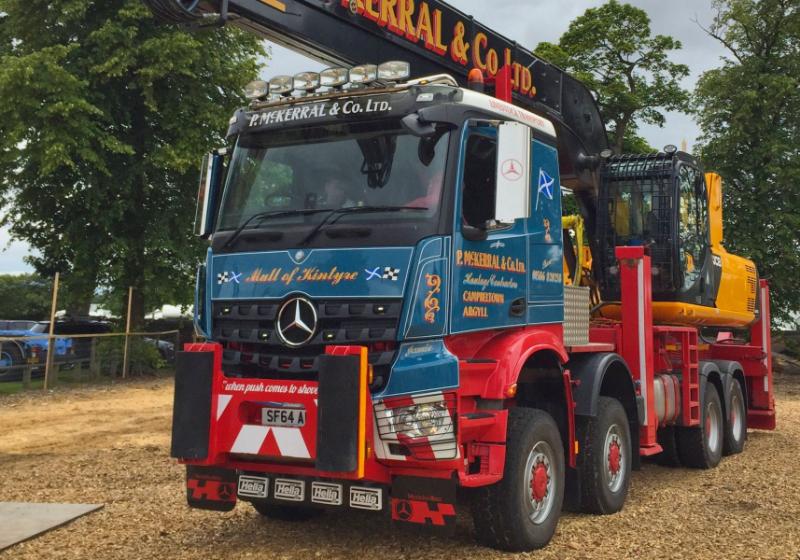 Střešní nerezový rám Kelsa HiBar pro Mercedes Arocs Classic cab