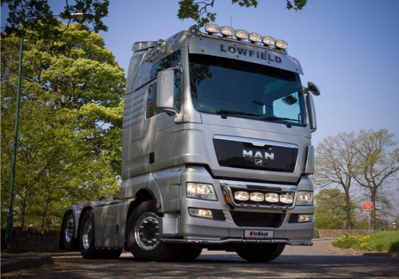 Střešní nerezový rám Kelsa HiBar pro Man TGX XXL | TGX Euro6 XXL