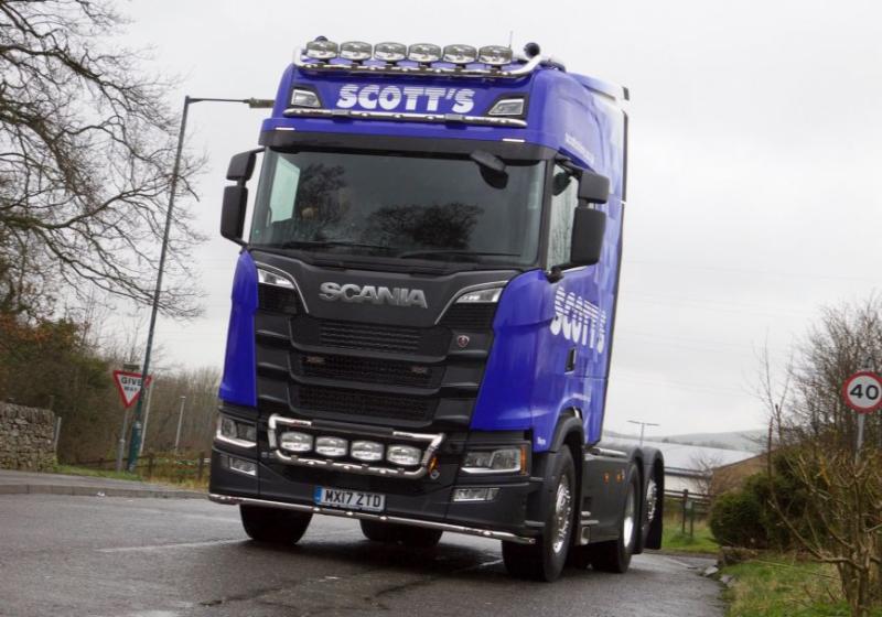 Nerezový rám Kelsa VisorBar pro Scania Next Generation R&S