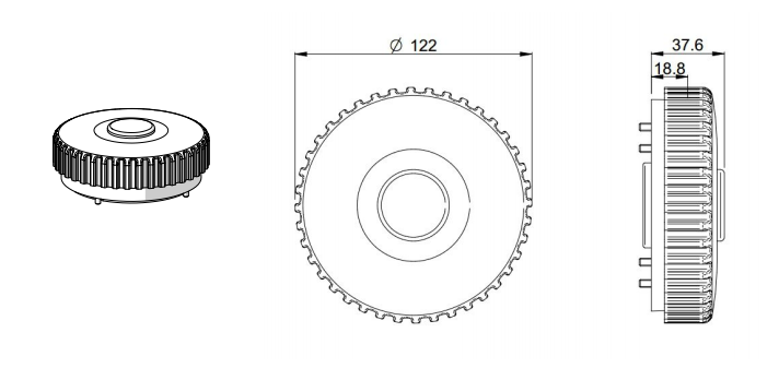 Uzamykatelné víčko palivové nádrže 80mm- Horní zámek
