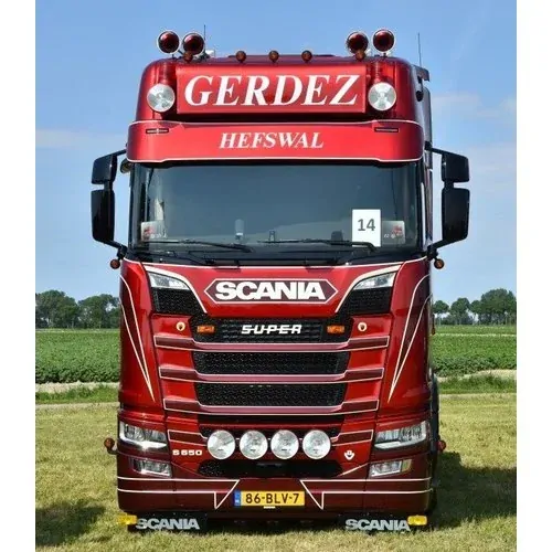Sluneční clona pro Scania New Gen S/R 30% hlubší než originál