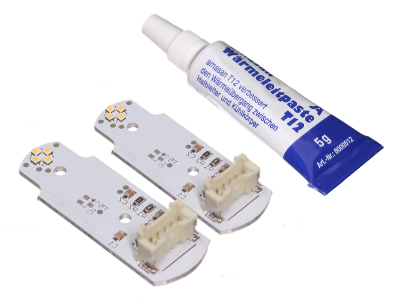 Oranžové LED moduly denního svícení pro vozy MAN 2017-
