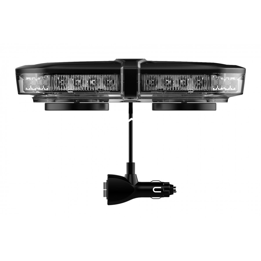 Mimi LED majáková rampa 12- 24V, 237 mm, 32 LED, 23W, ECE R65, ECE R10, magnet