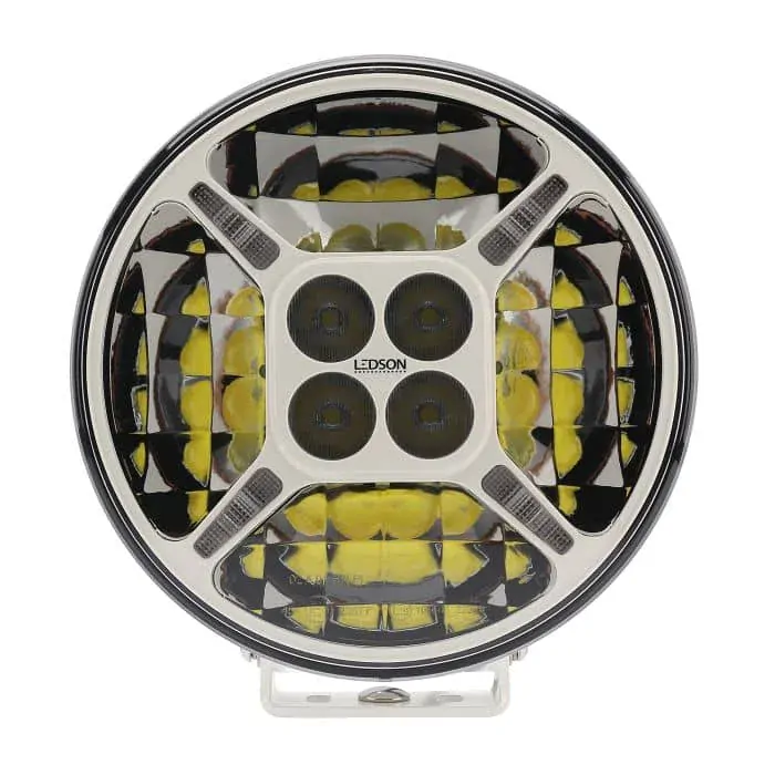 LED světlomet Ledson Sarox9+ 218 mm, s pozičním světlem, 120W, 12000lm, ECE R112, Bílý