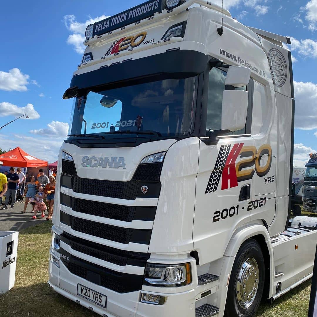 Střešní hliníkový rám Kelsa HiBar Široký pro  Scania Next Generation R&S Vysoká kabina
