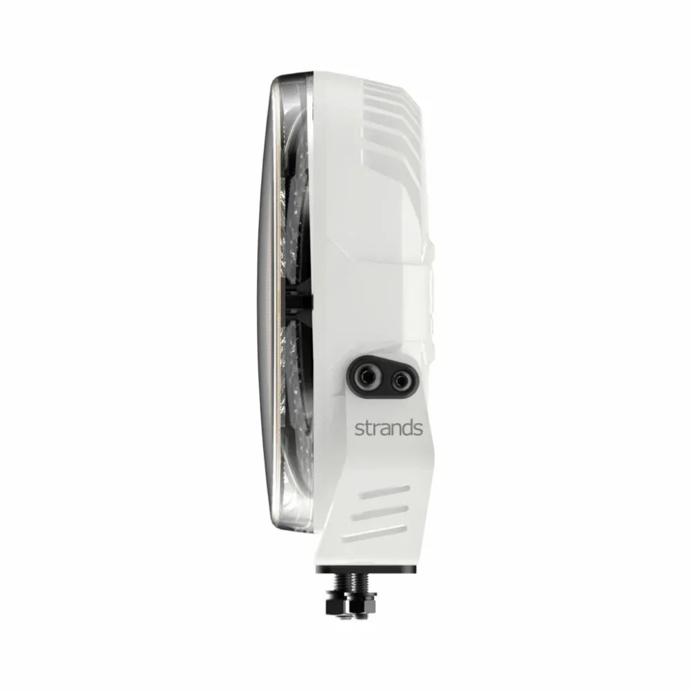 Led reflektor Strands Firefly PRO 9", 220 mm, s pozičním světlem, Strobo, 10-48V, 16800Lm, Bílý