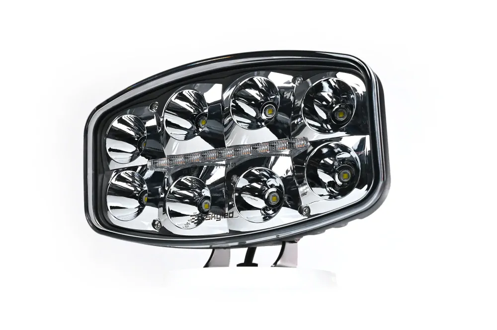 LED dálkové světlo Skyled Jumbo Octan 245mm, s pozičním světlem, 12-48V, 7360lm, 80W