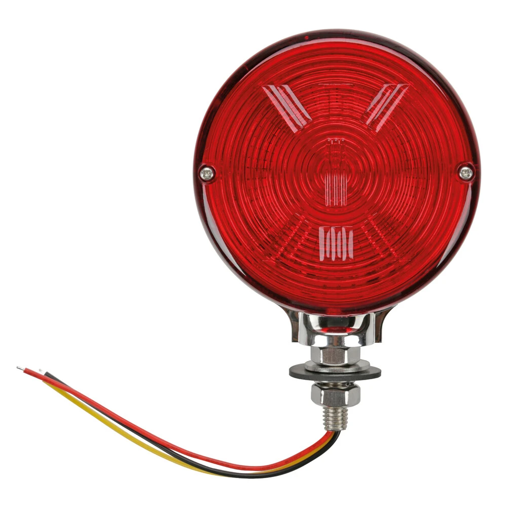 Světlo pod zrcátko Loki-Star / Myší uši, 54 LED světlo, dvojité funkce, 12/24V - červená/oranžová