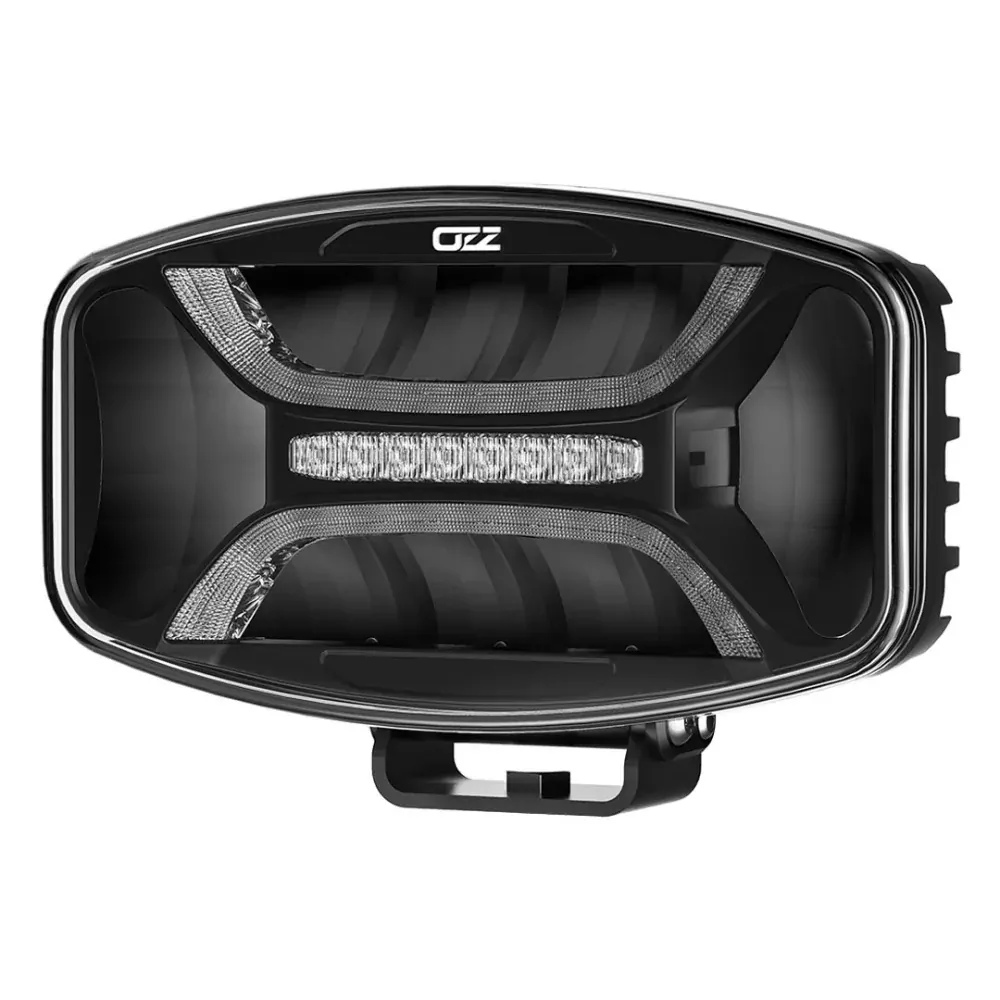 OZZ XO 1 LED přídavné světlo 245 mm, s pozičkou, ECE R112, 10-35V, 8160Lm, Osram LED, Strobo Černé