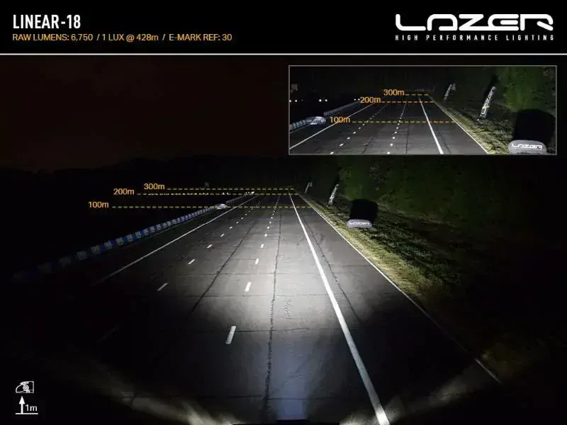 LED přídavné světlo 532mm, LAZER LINEAR-18, 6750Lm, 5000K, IP68
