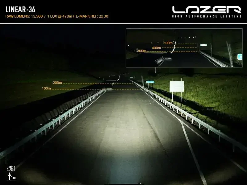 LED přídavné světlo 982mm, LAZER LINEAR-36, 13500Lm, 5000K, IP68