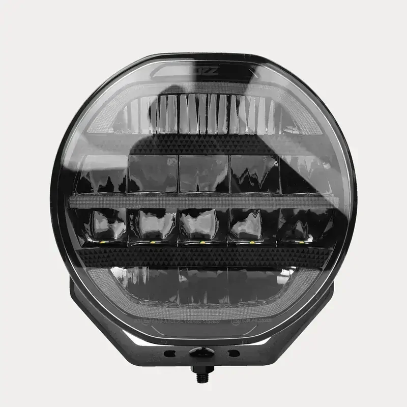 OZZ LED dálkový světlomet 177mm, s pozičním světlem, ECE-R10, ECE-R148, 12-24V, 7000lm, Černé
