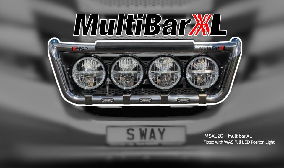 Přední nerezový rám Kelsa MultiBarXL pro Iveco S-Way