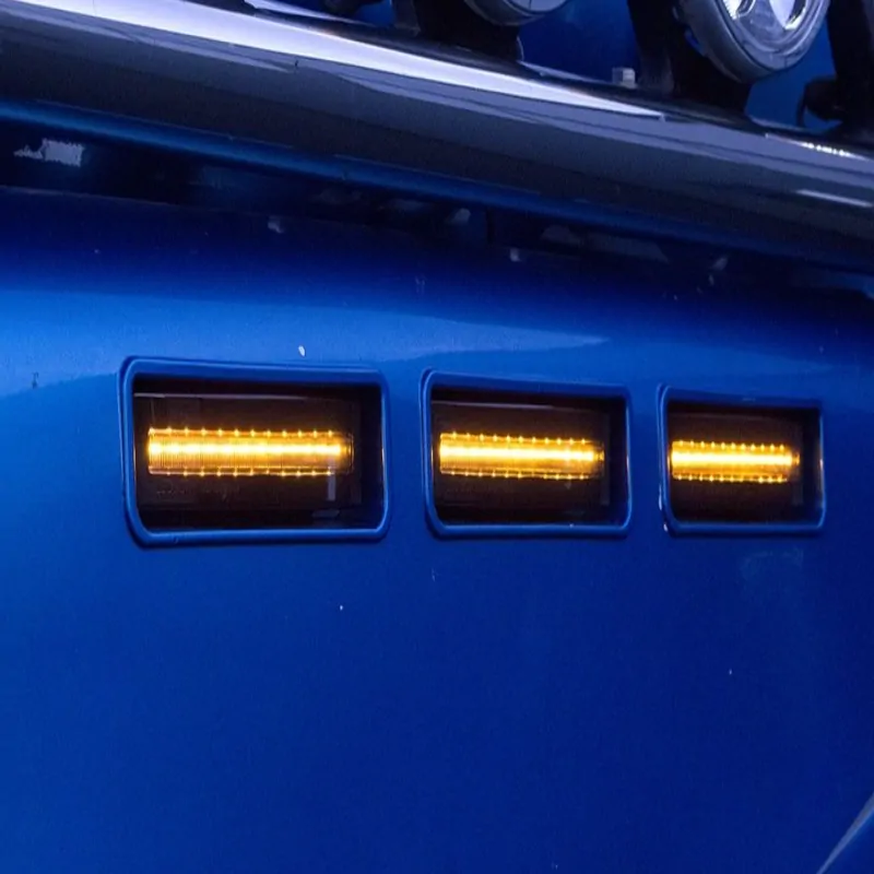 Led poziční světlo OptoLine do sluneční clony pro Scania -2016 oranžové