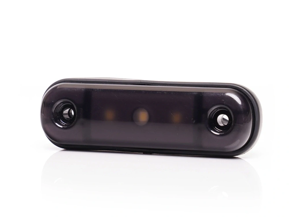 LED poziční světlo Waś 12-24V, zatmavené, 3 LED- červené