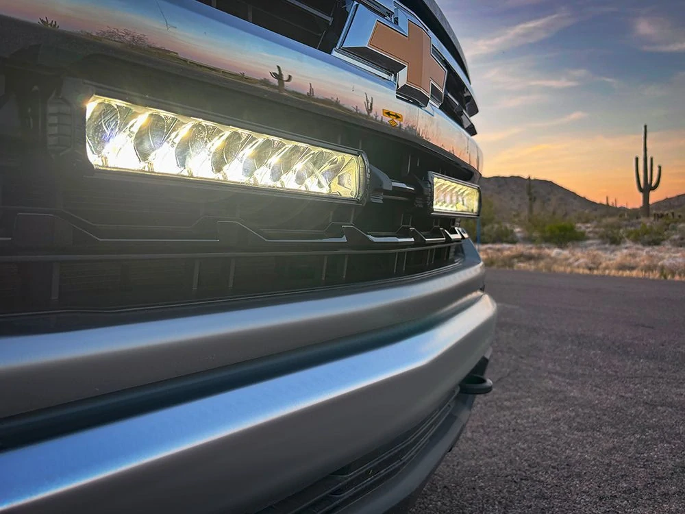 Sada světel do masky Lazer pro Chevrolet Silverado 1500 LT, 2x Triple-R 1000
