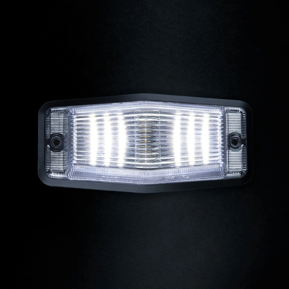 Double burner Strands IZE LED SILVER BULLET, s pozičním a výstražným světlem, 10-32V, ECE R10, R148- bílý a oranžový