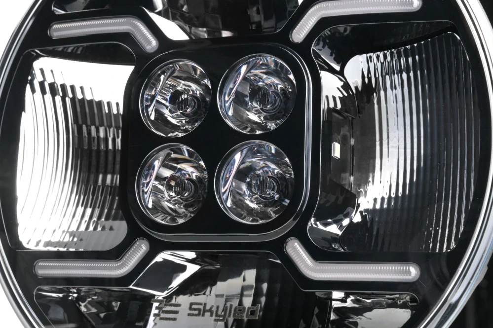 LED světlomet Skyled Dynamic 9x 9", s pozičním světlem, 9- 36V, 160W, 14500lm, ECE R10, R148, 149