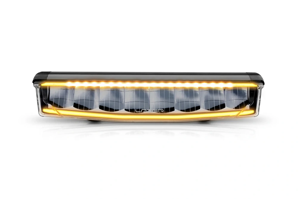 LED rampa LAZER AIR-55 16,2" (411mm), s pozičním světlem a funkcí majáku/výstražného světla, 6800lm, 10-32V, IP68, ECE R149