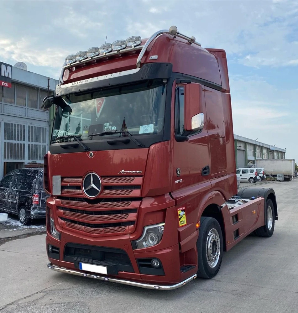 Střešní rampa typ H, Bez LED, Mercedes Actros MP4 a MP5 Giga Space