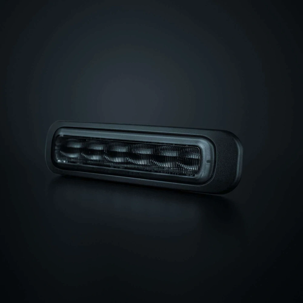 Výstražné světlo Strands Dark Knight, 6LED, 10-32V, 10W, ECE R10 - červené