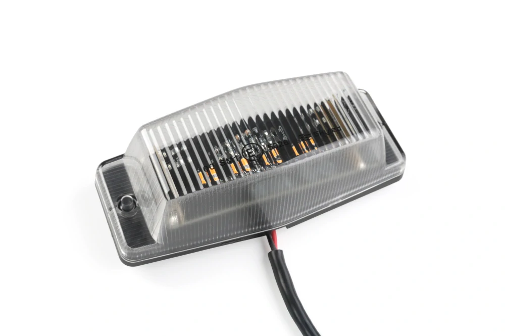 Double Burner SKYLED 24V oranžové světlo, čiré sklo 8 LED