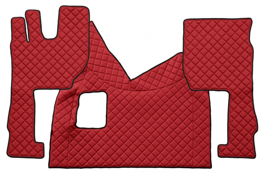Celoplošné podlahové rohože - prošívané ECO-Leather, VOLVO FH 4 (2013-) - manuální převodovka