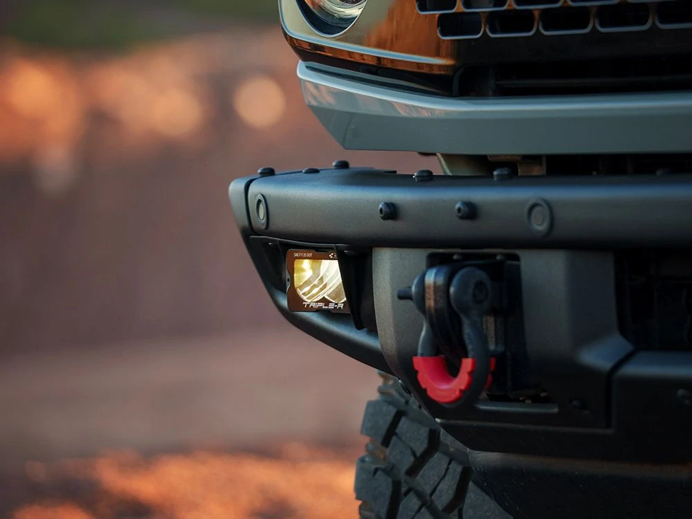 Sada mlhových/dálkových světel Lazer, Ford Bronco (2021+) s originálními mlhovkami, Carbon-2