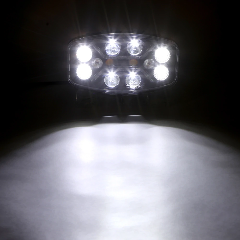 LED světlo oválné s pozičním a výstražným světlem, 80W, ECE R65, R148, R149, R10