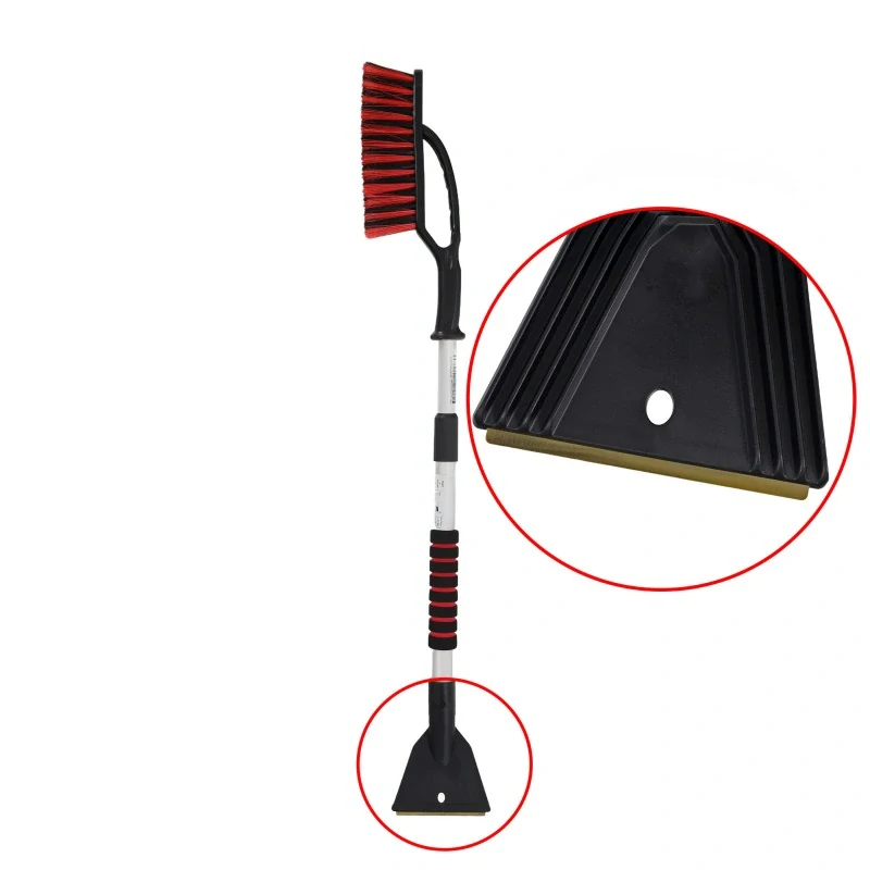 Teleskopická škrabka s kartáčem, 87-115 cm
