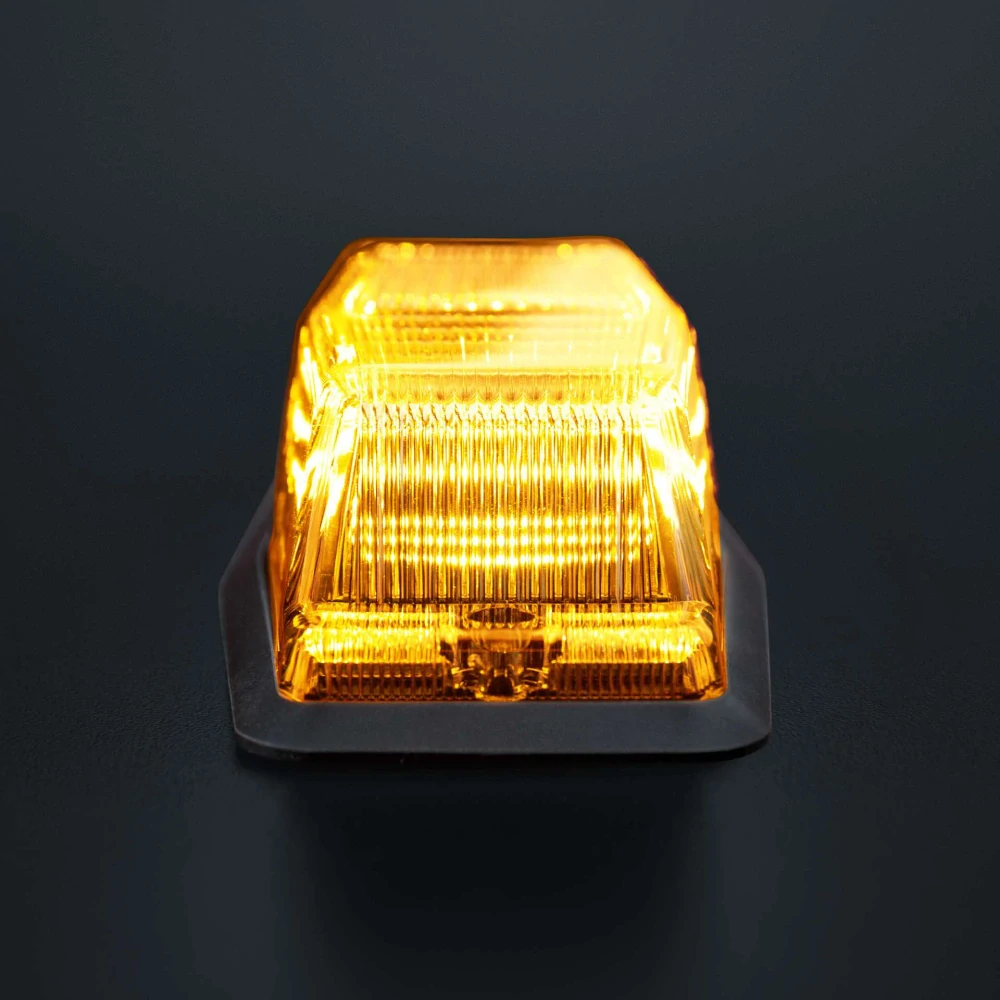 Double burner Strands IZE LED, s pozičním a výstražným světlem, 10-32V, ECE R10, R148 - oranžový