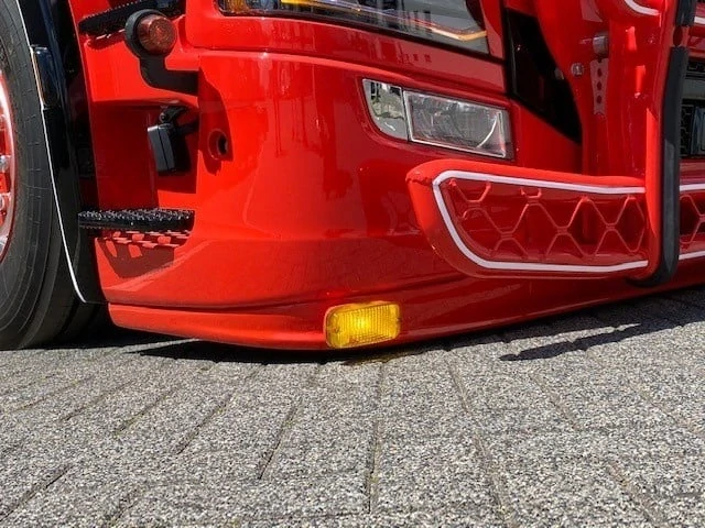 Přídavný spoiler pod nárazník Scania Next Generation Typ 4- Střední nárazník, listové odpružení