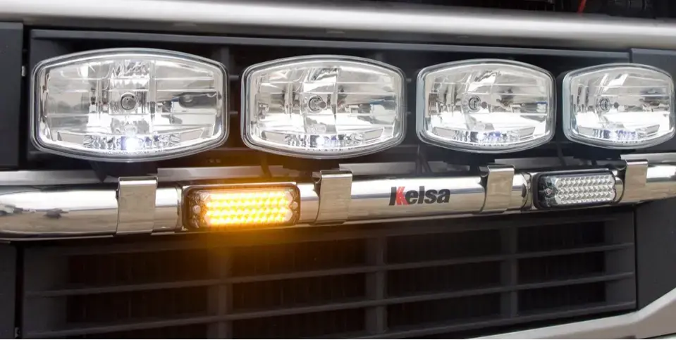 Výstražné LED světlo ECCO 3812R - červené