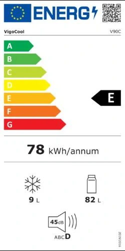 Kompresorová lednice s mrazákem do karavanu Vigo Cool 90 l 12/24V